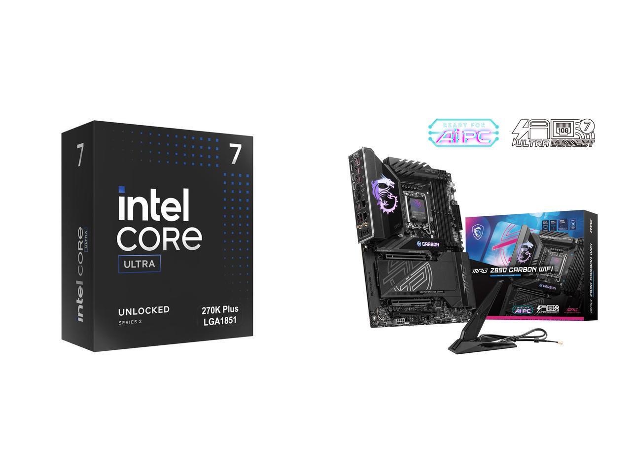 Z890 Wi-Fi 7 Motherboard - Combo de CPU y Placa Base