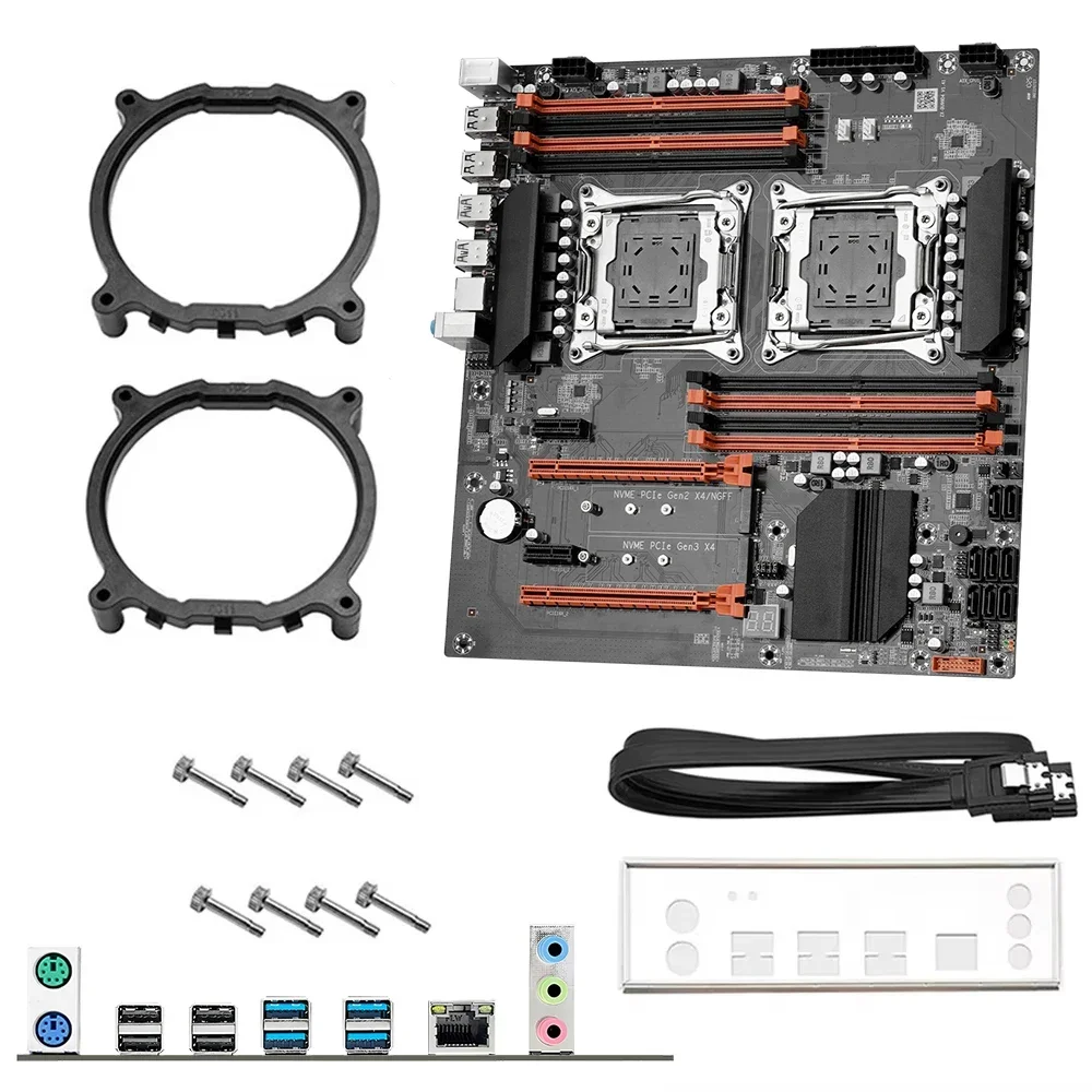 Dual Lga2011-3 Server Motherboard Combo - Kit de Placa Base para Juegos