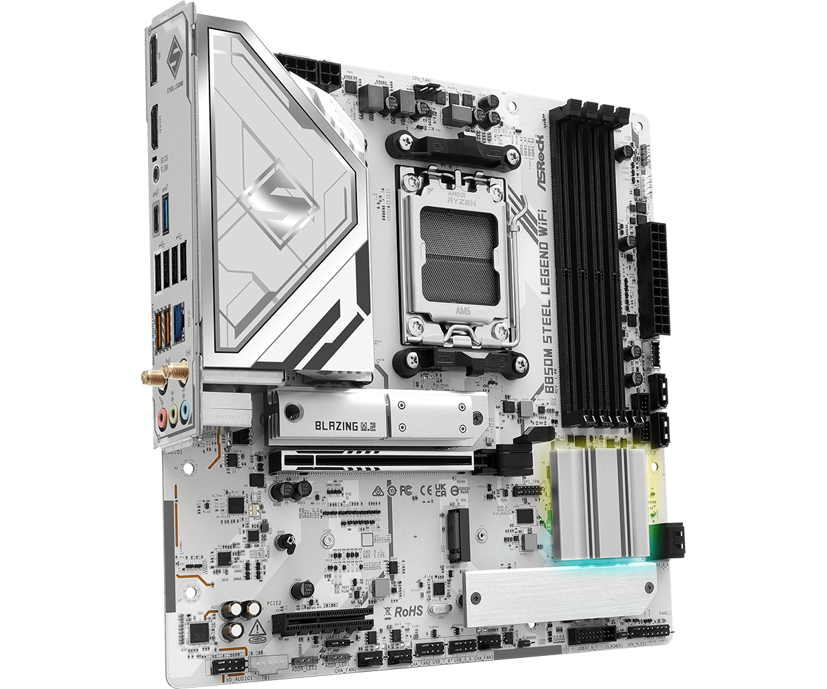    Placa base ASROCK B850M ST - Am5 Micro Atx Pcie 5.0 Motherboard reseña y precio